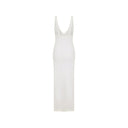 CROCHET V NECK MAXI DRESS - Las Olas