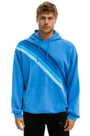 CROSSED STRIPE PULLOVER HOODIE RELAXED - Las Olas