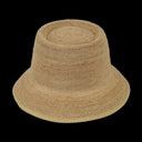 RAFFIA CROCHET GAMBLER BUCKET HAT