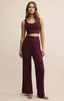 DAWN SMOCKED RIB PANT - Las Olas