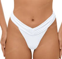 LAS OLAS RUCHED V WAIST BOTTOM (MEDIUM)