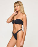 Donnie Bikini Bottom - Black - Las Olas
