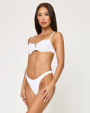 Donnie Bikini Bottom - White - Las Olas