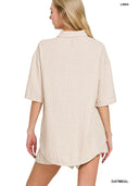 LINEN SHORT SLEEVE SHIRT