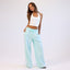 EMBROIDERED TRACK PANTS - Las Olas