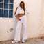 EMBROIDERED TRACK PANTS - Las Olas