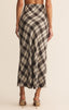 EUROPA PLAID MIDI SKIRT - Las Olas