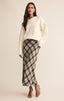 EUROPA PLAID MIDI SKIRT - Las Olas