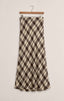 EUROPA PLAID MIDI SKIRT - Las Olas