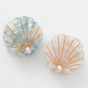 SEASHELL PEARL CLAW CLIP