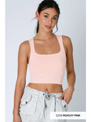 CLEAN LINE SQUARE NECK TOP