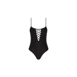 FIXED FRONT LACE UP ONE PIECE - Las Olas