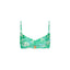 GATHERED MINI CROP BIKINI TOP - Las Olas