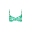 GATHERED MINI CROP BIKINI TOP - Las Olas