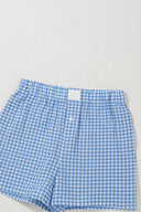 HIGH WAIST PLAID SHORTS - Las Olas