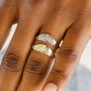 Pura Vida Rising Sun Ring in silver, etched sunburst signet band