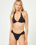 Isa Bikini Top - Black - Las Olas