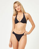 Isa Bikini Top - Black - Las Olas