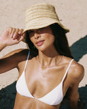 Isadora Bucket Hat - Stripe - Las Olas