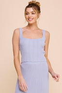 KNITTED VARIEGATED RIB - Las Olas