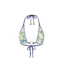 LACE STITCH RING HALTER BIKINI TOP - Las Olas