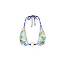 LACE STITCH RING HALTER BIKINI TOP - Las Olas
