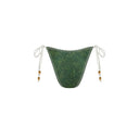 LACE STITCH RING TIE BIKINI BOTTOM - Las Olas