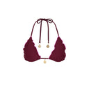 LETTUCE EDGE BRALETTE BIKINI TOP - Las Olas