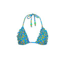 LETTUCE EDGE BRALETTE BIKINI TOP - Las Olas