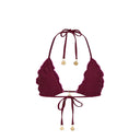 LETTUCE EDGE BRALETTE BIKINI TOP - Las Olas