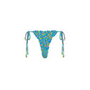 LETTUCE EDGE THONG TIE BIKINI BOTTOM - Las Olas