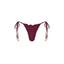 LETTUCE EDGE THONG TIE BIKINI BOTTOM - Las Olas