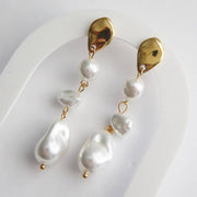 LUNE BAROQUE PEARL EARRINGS - Las Olas