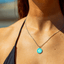 MEDIUM ST. CHRISTOPHER SURF NECKLACE - Las Olas
