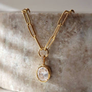 MILA PAPERCLIP NECKLACE - Las Olas