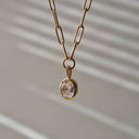 MILA PAPERCLIP NECKLACE - Las Olas