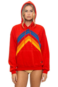 MOUNTAIN STITCH CHEVRON PULLOVER HOODIE RELAXED - Las Olas