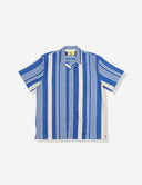 MULTI STRIPE LEISURE STRETCH BUTTONUP - Las Olas