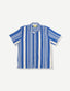 MULTI STRIPE LEISURE STRETCH BUTTONUP - Las Olas