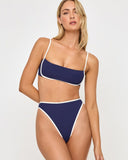 Nora Bikini Bottom - Midnight Cream - Las Olas