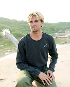 OK STENCIL L/S TEE - Las Olas