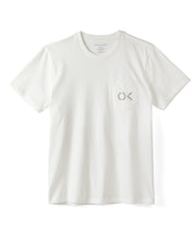 OK STENCIL POCKET TEE - Las Olas