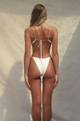 PALMA BEADED BIKINI BOTTOM - Las Olas