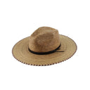 PINCH TOP PALM BRAID HAT - Las Olas