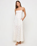 Raveena Dress - Eyelet Cream - Las Olas