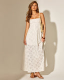 Raveena Dress - Eyelet Cream - Las Olas