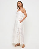 Raveena Dress - Eyelet Cream - Las Olas