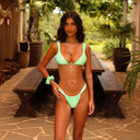 RUCHED THONG BOTTOM - Las Olas