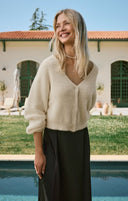 SADIRA FLUFFY CARDIGAN - Las Olas