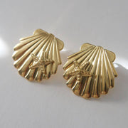 SHELL STARFISH EARRINGS - Las Olas